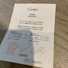 Cartier certificates jewllery usato  Eboli