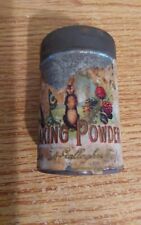 VERY RARE PAXTON & GALLAGHER ''RABBITS FOOT'' BAKING POWDER TIN, used for sale  Shipping to South Africa