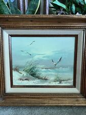 framed beach oil painting for sale  Mount Prospect