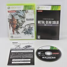 METAL GEAR SOLID HD EDITION Xbox 360 para sistema japonés 2423 xb segunda mano  Embacar hacia Argentina
