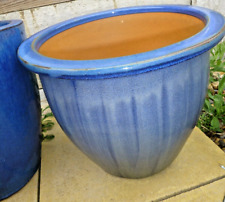 Large glazed blue for sale  BURNHAM-ON-CROUCH