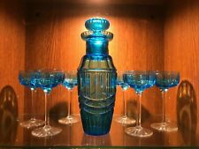 antique glass cocktail shaker for sale  BIRMINGHAM