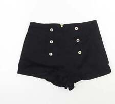 Paprika Womens Black Cotton Cut-Off Shorts Size 8 Regular, used for sale  Shipping to South Africa