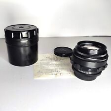 Used, Jupiter-9 black 85mm F2.0 Export  Portrait Lens USSR m42. Exc for sale  Shipping to South Africa