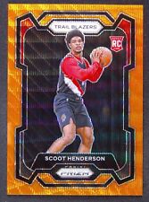 2023-24 Panini Prizm Scoot Henderson Rookie Orange Wave Prizms 38/60 BCE for sale  Shipping to South Africa