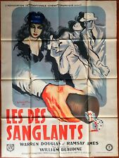 Affiche sanglants below d'occasion  Paris XVIII