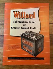 Willard battery advertisement for sale  Frankfort