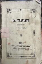 Giuseppe verdi traviata usato  Trieste
