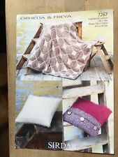 Knitting pattern cushions for sale  WADHURST