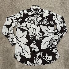 Camisa de algodón Etro Para hombre 42 mangas largas con botones estampado floral Milán Italia *LEER segunda mano  Embacar hacia Mexico