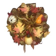 Fall wreath metallic for sale  Kissimmee
