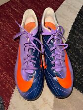 Botines de fútbol americano raros Nike Mercurial Vapor VI FG para hombre púrpura EE. UU. 10.5 segunda mano  Embacar hacia Argentina