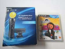 Used, PS3 PlayStation Move Essentials pack 1 Move Controller +Eye Camera +Eyepet game for sale  Shipping to South Africa