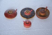4 Pc Vintage Wooden Handpainted Small Baby Doll House Hand Grinder Toys, used for sale  Shipping to South Africa