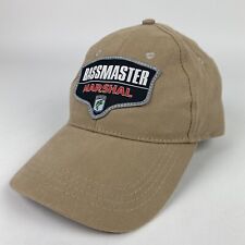 Bassmaster Marshal Baseball Cap Hat Bass Fishing Boat Tan Strapback Outdoors for sale  Shipping to South Africa