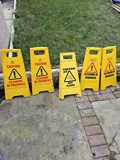 Caution wet floor for sale  PONTEFRACT