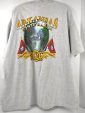 Camisa cinza Hog Harley Owners Group 2003 Arkansas State Rally tamanho 2XL, usado comprar usado  Enviando para Brazil