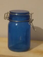 blue canisters glass 3 cobalt for sale  Mount Carmel