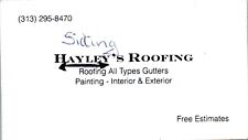Hayley siding roofing for sale  Flushing