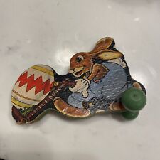 Juguete antiguo vintage de madera de Walt Disney para desfile de Pascua pequeño conejo segunda mano  Embacar hacia Argentina