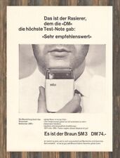 Braun sm3 reklame gebraucht kaufen  Hanau