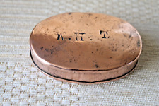 Antique copper snuff for sale  PETWORTH