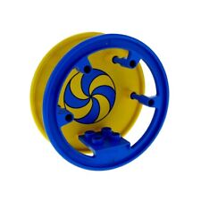 Used, 1x Lego Duplo Turntable Yellow Blue Circus Wheel Clown Disc 2198c01pb01 for sale  Shipping to South Africa