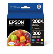 Cartuchos de tinta amarilla Epson negros 200XL, 200 cian, magenta caducidad 11 2026, usado segunda mano  Embacar hacia Argentina