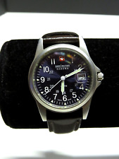 Relógio masculino SWISS MILITAR HANOWA fabricado na Suíça mostrador azul comprar usado  Enviando para Brazil