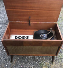 Vintage Mid Century Morse Stereophonic Record Player Wood Cabinet Speaker for sale  Shipping to Ireland