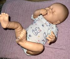 Berjusa Lifelike Newborn Baby Doll 20” Vtg Thumbsucker Anatomically Correct Girl, used for sale  Shipping to South Africa