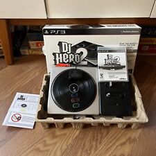 DJ Hero 2 PS3 PlayStation 3 with Turntable Complete in Box W Dongle, used for sale  Shipping to South Africa