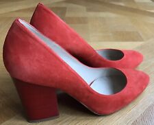 karen millen court shoes Full Leather Orange UK 6 Worn Ones Excellent Q RRP £140 for sale  Shipping to South Africa