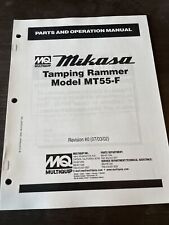 Mikasa multiquip mt55f for sale  Santa Rosa