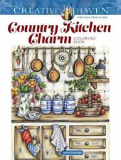 Livro de colorir charme cozinha country Creative Haven por Goodridge, Teresa comprar usado  Enviando para Brazil