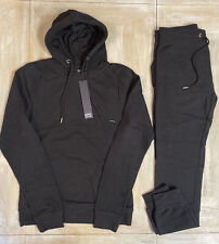 Mens tracksuit black for sale  WALSALL