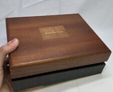 ZENITH Scatola In Legno NOS Porta Orologi watch Box Portaorologi El Primero Defy segunda mano  Embacar hacia Argentina