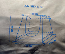 Used, BEDROOM ANNEX : Inner Storage / Bedroom tent ONLY For Caravan Awning -  In Bag for sale  Shipping to South Africa