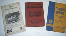 Manuals ford model for sale  Stockton