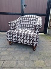 Houndstooth accent chair for sale  ROTHERHAM