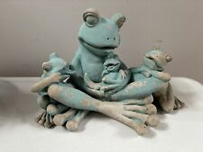 Garden Decor Green Frogs Family for sale  Shipping to South Africa