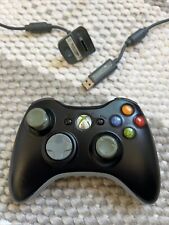 Controle sem fio Microsoft Xbox 360 kit de reprodução e carregamento Xbox 360 fio cabo, usado comprar usado  Enviando para Brazil