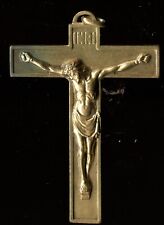 Usado, Crucifijo de bronce grande francés antiguo. Jesucristo. Cruz. segunda mano  Embacar hacia Argentina
