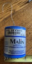 Malin .032 Diameter Stainless Steel Aircraft Safety Wire , used for sale  Shipping to South Africa