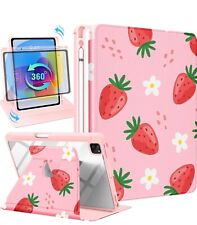 Used, Uppuppy for iPad Pro 12.9 Case Folio Cover with Pencil Holder Girls Women Kids for sale  Shipping to South Africa