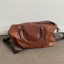 Trenery leather duffel for sale  Shipping to Ireland