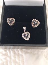 Sapphire heart set for sale  STANFORD-LE-HOPE