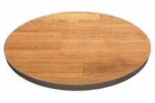 Tischplatte Massivholzplatte Eiche geölt ∅ 80 cm,40 mm mit Facettenkante !AKTION gebraucht kaufen  Kirchenlamitz