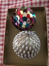Two decorative ball for sale  LONDON