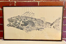 Gyotaku fish rubbing for sale  Hingham